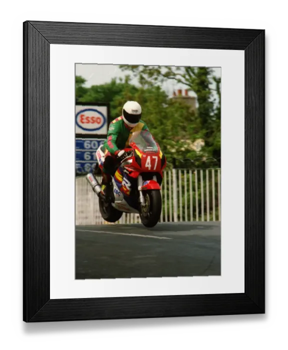 Framed Print : David Black (Honda) 1996 Production TT Framed Print : David Black (Honda) 1996 Production TT
