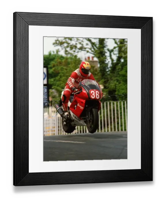 Framed Print : Allan McDonald (Yamaha) 1996 Production TT Framed Print : Allan McDonald (Yamaha) 1996 Production TT