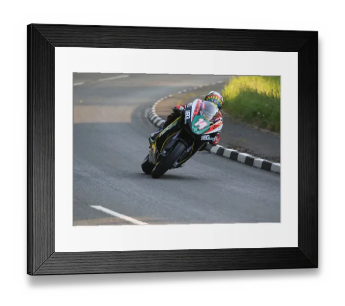Framed Print : Danny Webb (Kawasaki) 2018 Lightweight TT Framed Print : Danny Webb (Kawasaki) 2018 Lightweight TT