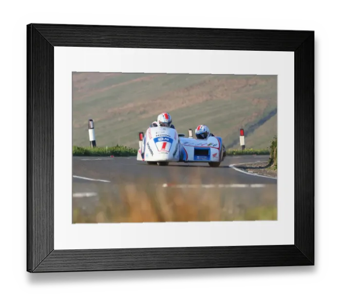 Framed Print : Ben Birchall & Tom Birchall (LCR Honda) 2018 Sidecar TT Framed Print : Ben Birchall & Tom Birchall (LCR Honda) 2018 Sidecar TT