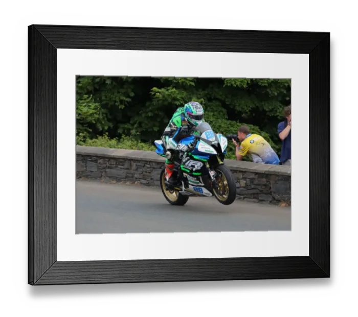 Framed Print : Michael Sweeney (JWM Yamaha) 2018 Supersport TT Framed Print : Michael Sweeney (JWM Yamaha) 2018 Supersport TT