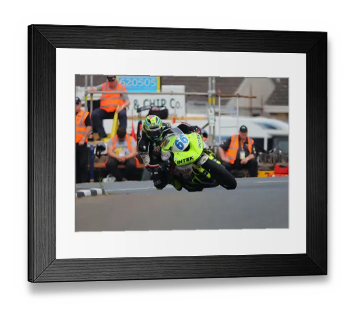 Framed Print : Josh Daley (Kawasaki) 2018 Supersport TT Framed Print : Josh Daley (Kawasaki) 2018 Supersport TT