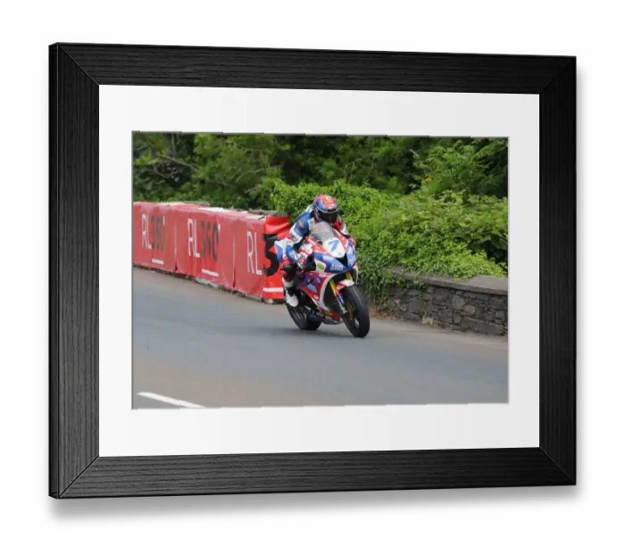 Framed Print : Gary Johnson (Triumph) 2018 Supersport TT Framed Print : Gary Johnson (Triumph) 2018 Supersport TT