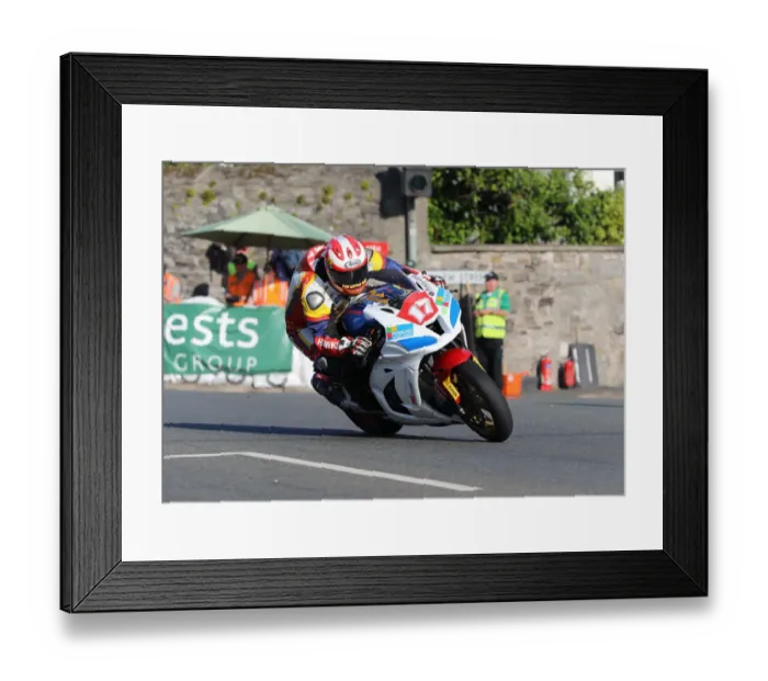Framed Print : Mark Goodings (Kawasaki) 2018 Post-TT Framed Print : Mark Goodings (Kawasaki) 2018 Post-TT