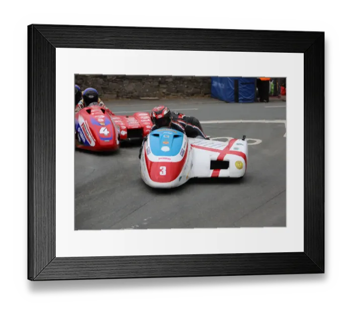 Framed Print : Conrad Harrison & Andy Winkle (Bellas Honda) 2018 Southern 100 Framed Print : Conrad Harrison & Andy Winkle (Bellas Honda) 2018 Southern 100