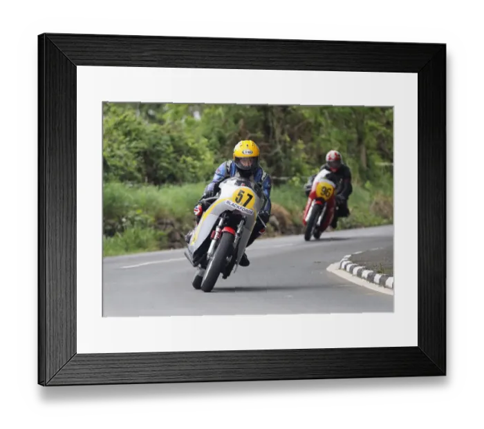 Framed Print : Neil Lloyd (Honda) 2018 Pre-TT Classic