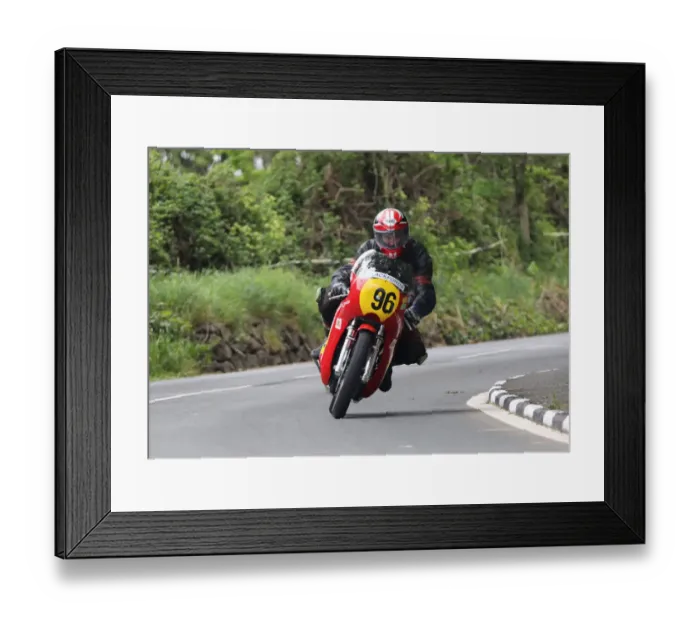 Framed Print : Terence Sansom (Honda Drixton) 2018 Pre-TT Classic Framed Print : Terence Sansom (Honda Drixton) 2018 Pre-TT Classic