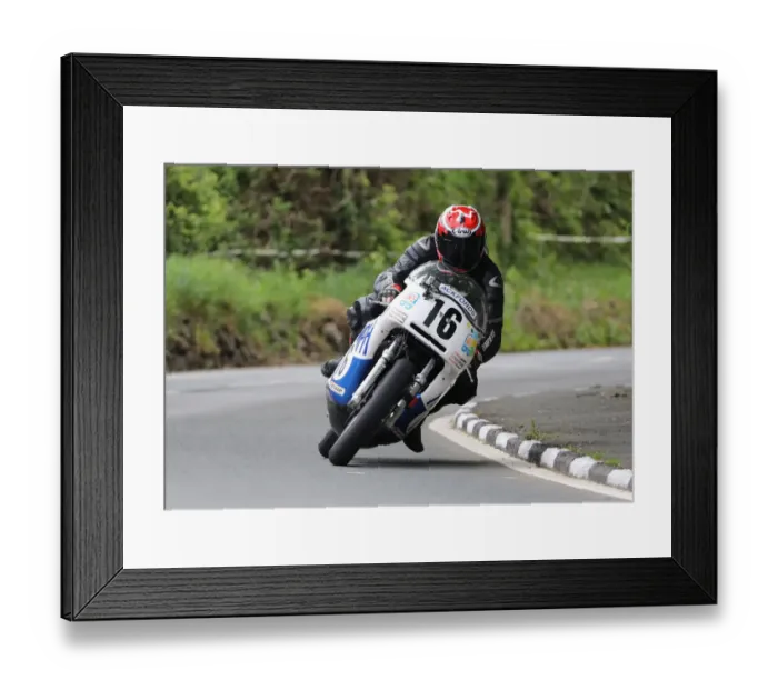 Framed Print : Andy Lee (Rob North Trident) 2018 Pre-TT Classic Framed Print : Andy Lee (Rob North Trident) 2018 Pre-TT Classic
