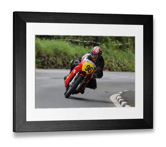Framed Print : Bob Owen (Seeley) 2018 Pre-TT Classic Framed Print : Bob Owen (Seeley) 2018 Pre-TT Classic