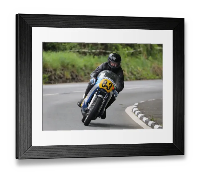 Framed Print : Danny Pullen (Suzuki) 2018 Pre-TT Classic Framed Print : Danny Pullen (Suzuki) 2018 Pre-TT Classic
