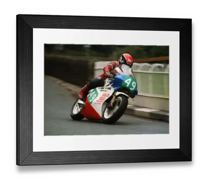Framed Print : Charlie Morgan (Rotax) 1989 Lightweight Manx Grand Prix Framed Print : Charlie Morgan (Rotax) 1989 Lightweight Manx Grand Prix