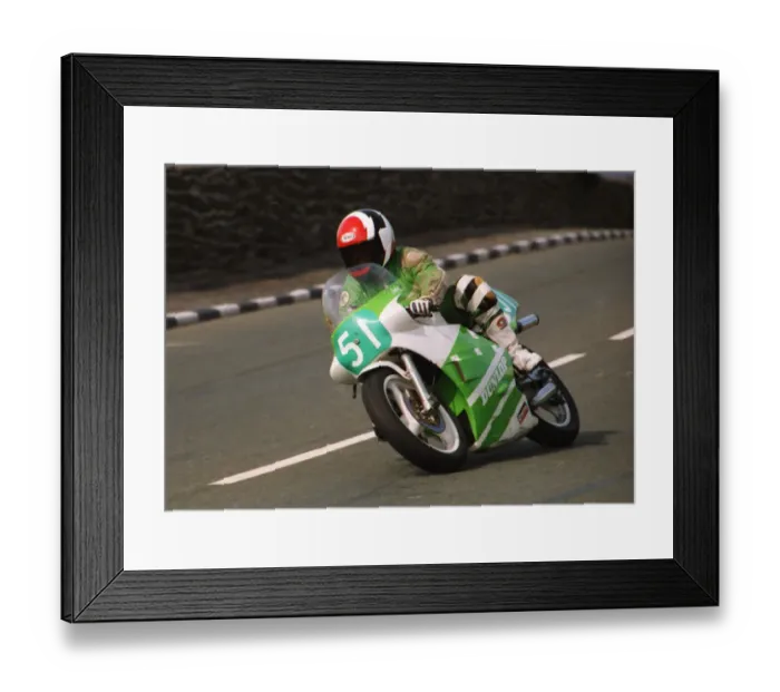 Framed Print : Andrew Griffiths (Armstrong) 1989 Lightweight Manx Grand Prix Framed Print : Andrew Griffiths (Armstrong) 1989 Lightweight Manx Grand Prix