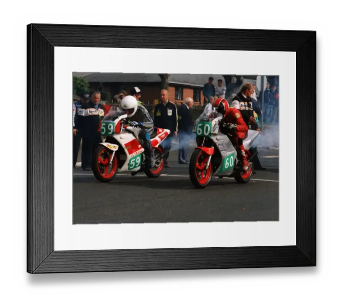 Framed Print : Tony Duncan & Barry Wood (Yamaha) 1989 Lightweight Manx Grand Prix Framed Print : Tony Duncan & Barry Wood (Yamaha) 1989 Lightweight Manx Grand Prix