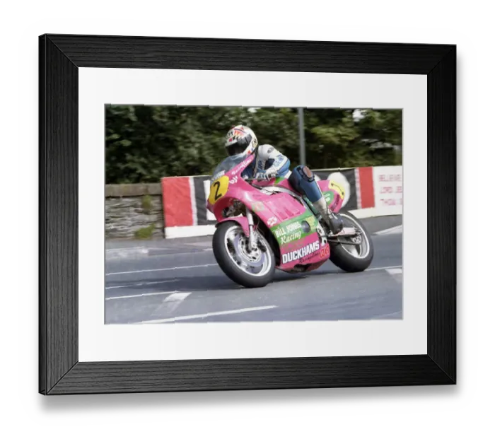 Framed Print : Ian Dugdale (Suzuki) 1992 Senior Manx Grand Prix Framed Print : Ian Dugdale (Suzuki) 1992 Senior Manx Grand Prix