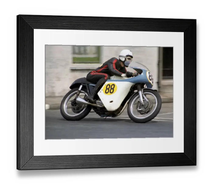 Framed Print : Phil O Brien (Matchless) 1969 Senior TT Framed Print : Phil O Brien (Matchless) 1969 Senior TT