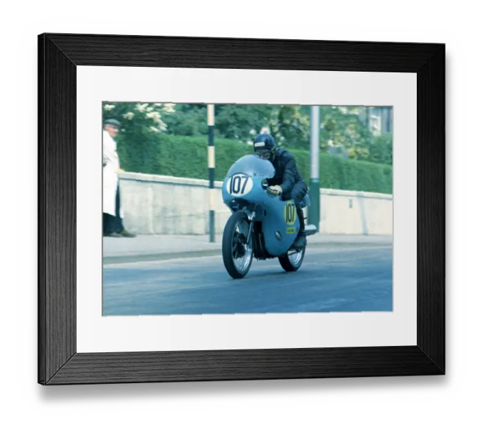 Framed Print : George Barnacle (Triumph) 1970 Senior TT