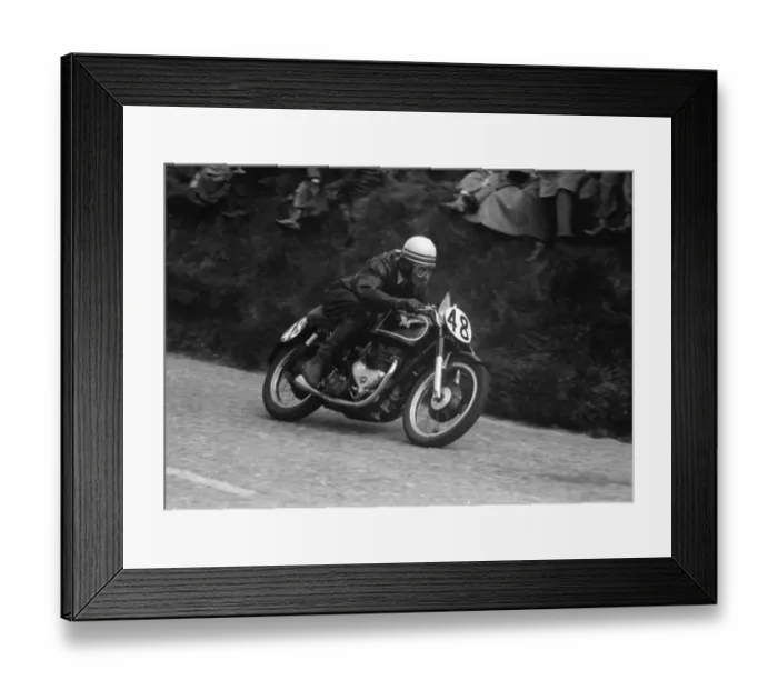 Framed Print : Arnold Jones (Matchless) 1956 Senior TT Framed Print : Arnold Jones (Matchless) 1956 Senior TT