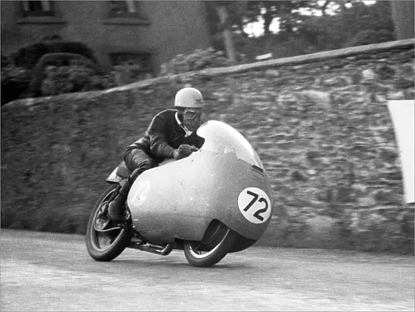 Ken Kavanagh (Guzzi) 1956 Junior TT