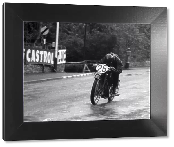 Norman Webb (Guzzi) 1956 Lightweight TT