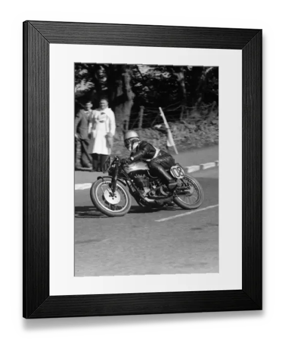 Framed Print : Alexander Hislop (BSA) 1958 Junior Manx Grand Prix Framed Print : Alexander Hislop (BSA) 1958 Junior Manx Grand Prix