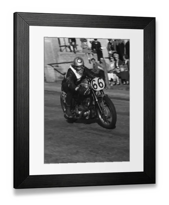 Framed Print : Alexander Hislop (BSA) 1958 Junior Newcomers Manx Grand Prix Framed Print : Alexander Hislop (BSA) 1958 Junior Newcomers Manx Grand Prix