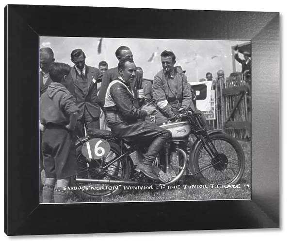 Stanley Woods (Norton) 1933 Senior TT
