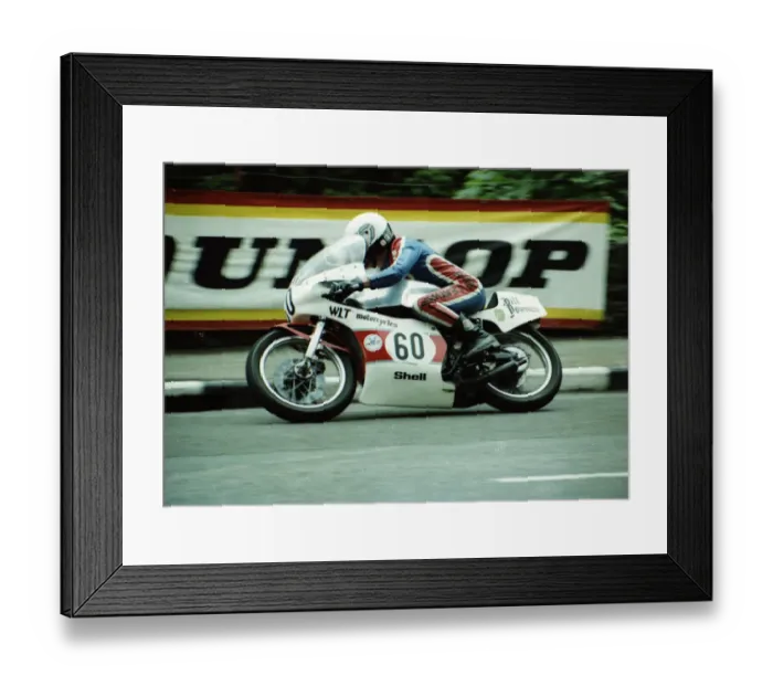 Framed Print : Bill Bowman (WLT Yamaha) 1980 Classic TT Framed Print : Bill Bowman (WLT Yamaha) 1980 Classic TT