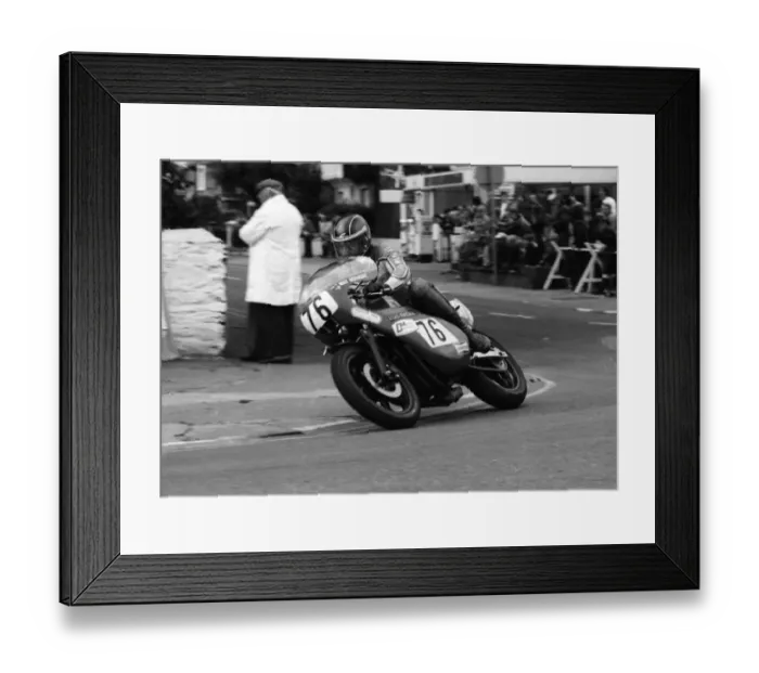 Framed Print : Max Nothinger (Egli Kawasaki) 1980 Classic TT Framed Print : Max Nothinger (Egli Kawasaki) 1980 Classic TT
