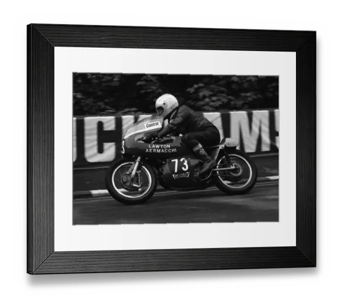 Framed Print : Ronnie Niven (Aermacchi) 1980 Formula 3 TT Framed Print : Ronnie Niven (Aermacchi) 1980 Formula 3 TT