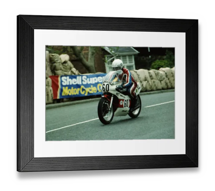 Framed Print : Bill Bowman (WLT Yamaha) 1980 Classic TT Framed Print : Bill Bowman (WLT Yamaha) 1980 Classic TT