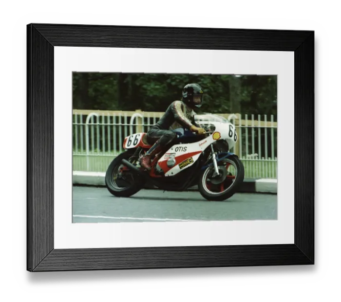 Framed Print : Hartley Kerner (PMS Kawasaki) 1980 Classic TT Framed Print : Hartley Kerner (PMS Kawasaki) 1980 Classic TT