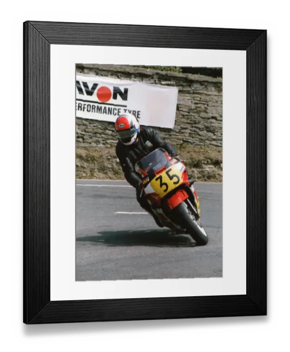 Framed Print : Hans Otto Butenuth (Honda) 1992 Supersport 600 TT Framed Print : Hans Otto Butenuth (Honda) 1992 Supersport 600 TT