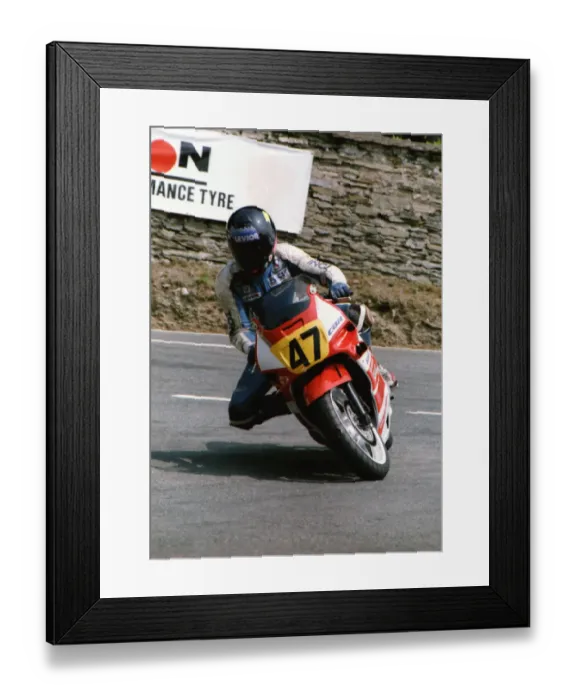 Framed Print : Toni Rechberger (Honda) 1992 Supersport 600 TT Framed Print : Toni Rechberger (Honda) 1992 Supersport 600 TT