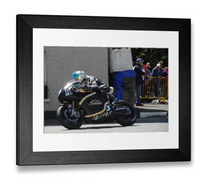 Framed Print : Dean Harrison (Sarolea) 2017 TT Zero Framed Print : Dean Harrison (Sarolea) 2017 TT Zero