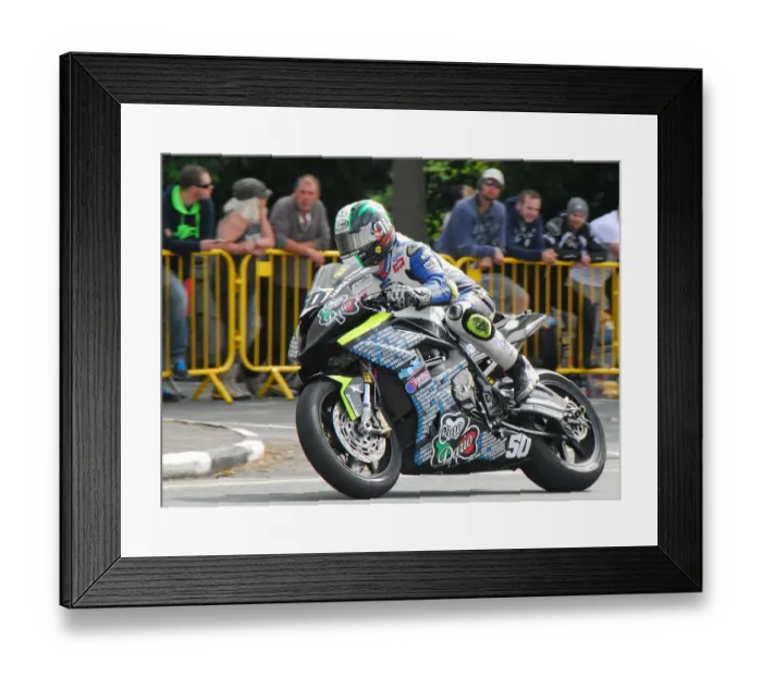 Framed Print : Marco Pagani (BMW) 2017 Senior TT Framed Print : Marco Pagani (BMW) 2017 Senior TT
