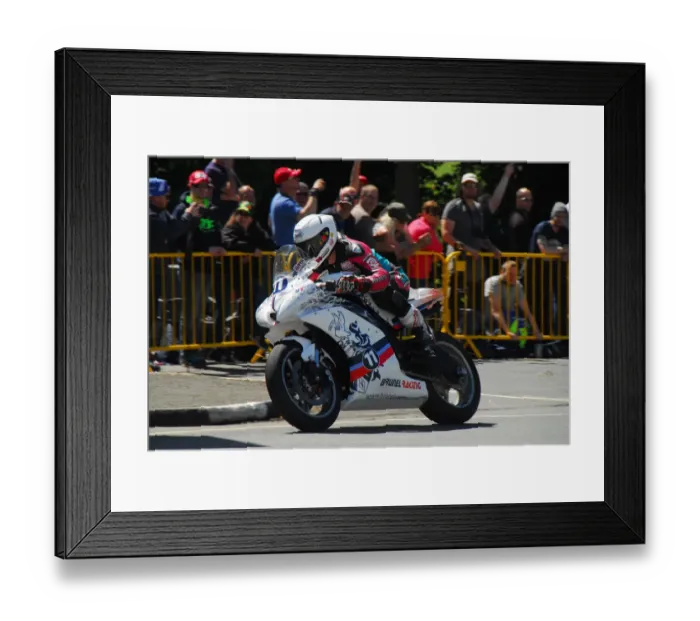 Framed Print : James Cowton (Brunel) 2017 TT Zero Framed Print : James Cowton (Brunel) 2017 TT Zero