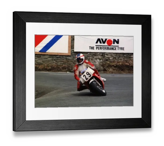 Framed Print : Nigel Barton (Honda) 1990 Formula One TT Framed Print : Nigel Barton (Honda) 1990 Formula One TT