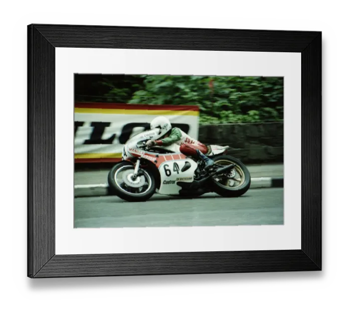 Framed Print : Greg Pretty (Yamaha) 1980 Classic TT Framed Print : Greg Pretty (Yamaha) 1980 Classic TT