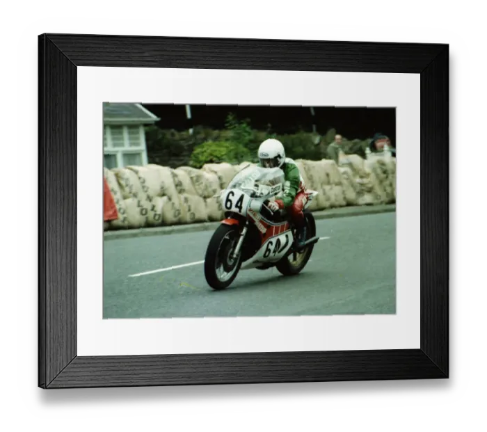 Framed Print : Greg Pretty (Yamaha) 1980 Classic TT Framed Print : Greg Pretty (Yamaha) 1980 Classic TT