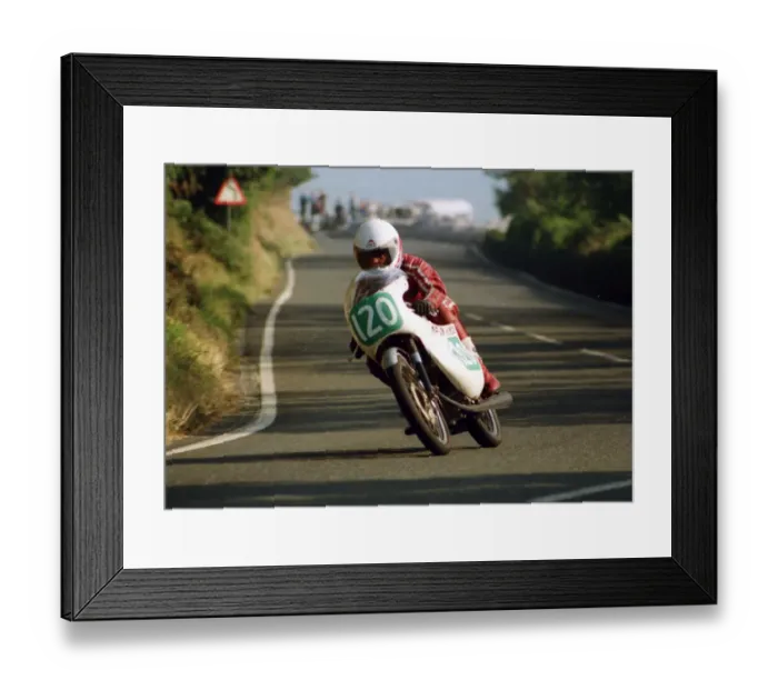 Framed Print : Peter Wilson (Honda) 1991 Lightweight Classic Manx Grand Prix Framed Print : Peter Wilson (Honda) 1991 Lightweight Classic Manx Grand Prix