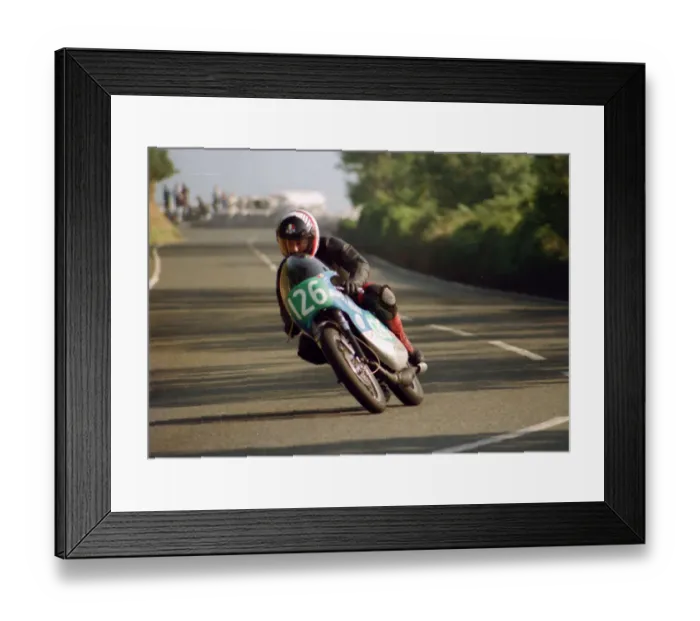 Framed Print : Andrew McCartney (Suzuki) 1991 Lightweight Classic Manx Grand Prix Framed Print : Andrew McCartney (Suzuki) 1991 Lightweight Classic Manx Grand Prix