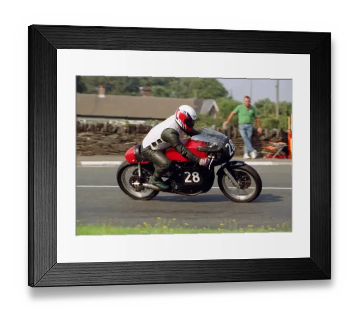 Framed Print : Brian Robinson (Weslake) 1991 Senior Classic Manx Grand Prix Framed Print : Brian Robinson (Weslake) 1991 Senior Classic Manx Grand Prix