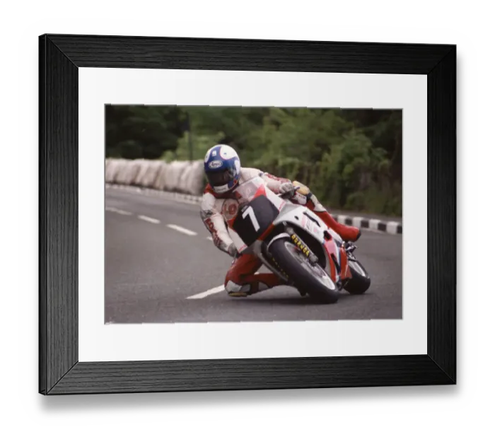 Framed Print : Nick Jefferies (Yamaha) 1990 Supersport 400 TT Framed Print : Nick Jefferies (Yamaha) 1990 Supersport 400 TT