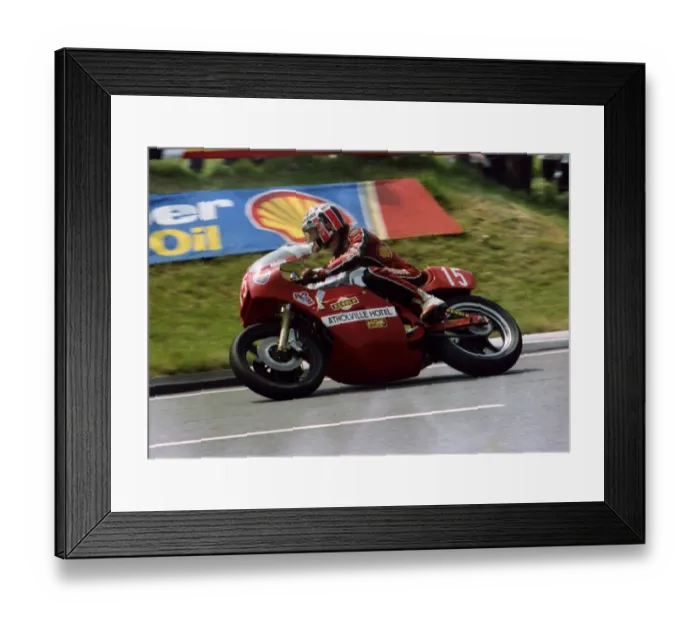 Framed Print : Bernard Murray (Kawasaki) 1982 Formula One TT