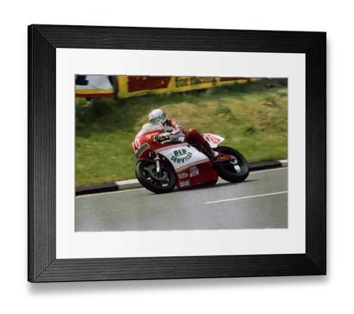 Framed Print : Kevin Wrettom (P&M Kawasaki) 1982 Formula One TT