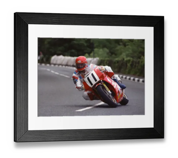 Framed Print : Graeme McGregor (Yamaha) 1990 Formula One TT Framed Print : Graeme McGregor (Yamaha) 1990 Formula One TT