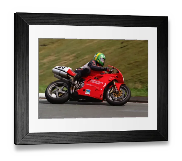 Framed Print : Chris McGahan (Ducati) 2002 Formula One TT Framed Print : Chris McGahan (Ducati) 2002 Formula One TT