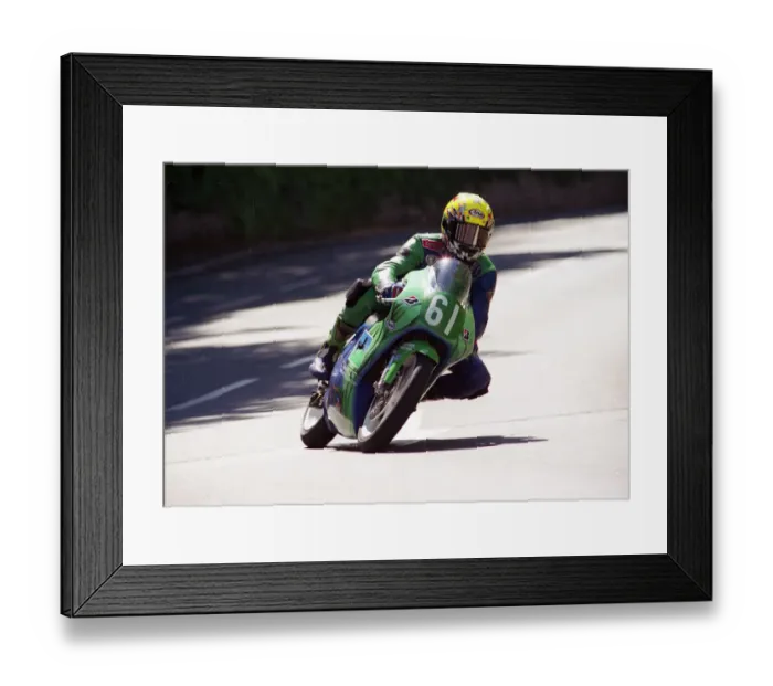 Framed Print : Ian Lougher (Mannin Honda) 2002 Ultra Lightweight TT Framed Print : Ian Lougher (Mannin Honda) 2002 Ultra Lightweight TT