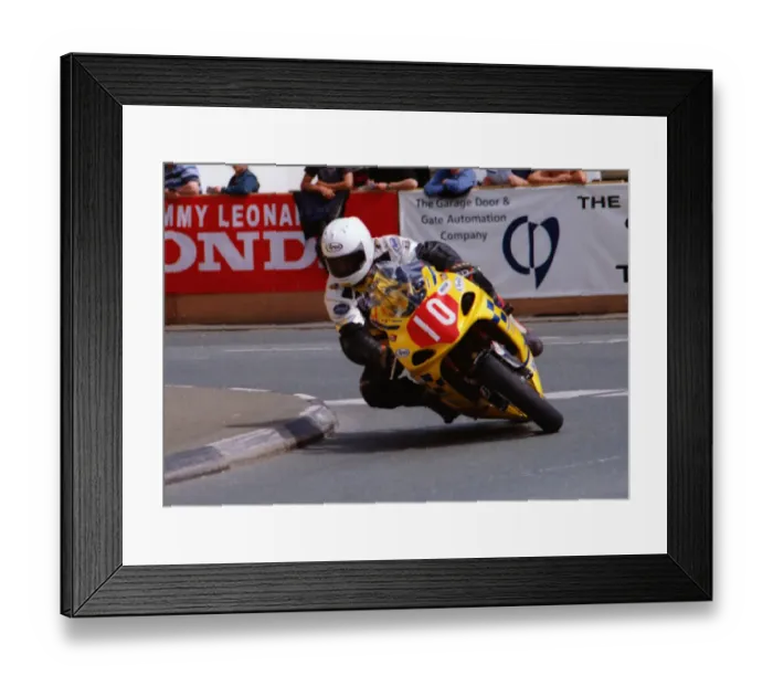 Framed Print : Nigel Davies (Suzuki) 2002 Production 1000 TT Framed Print : Nigel Davies (Suzuki) 2002 Production 1000 TT