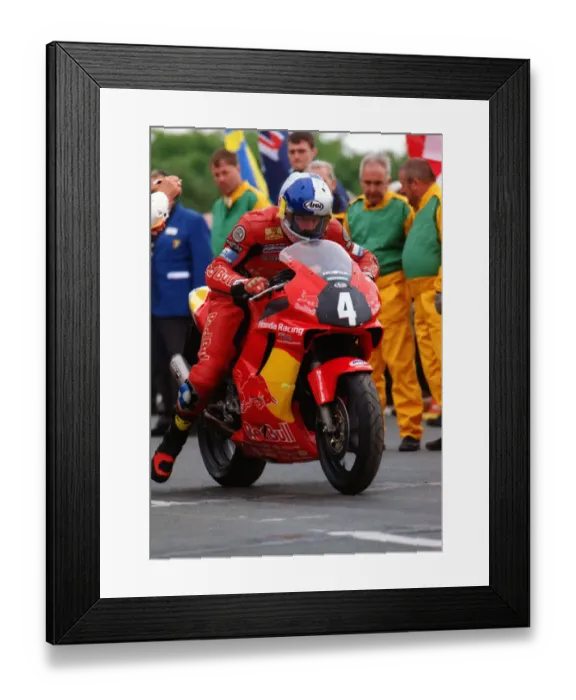 Framed Print : Adrian Archibald (Red Bull Honda) 2002 Production 600 TT Framed Print : Adrian Archibald (Red Bull Honda) 2002 Production 600 TT